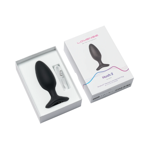 Hush 2 Lovense tamaño M caja y producto