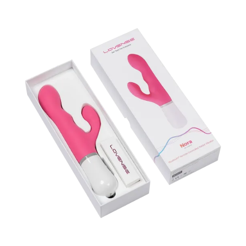 Vibrador Lovense Nora en empaque con caja.